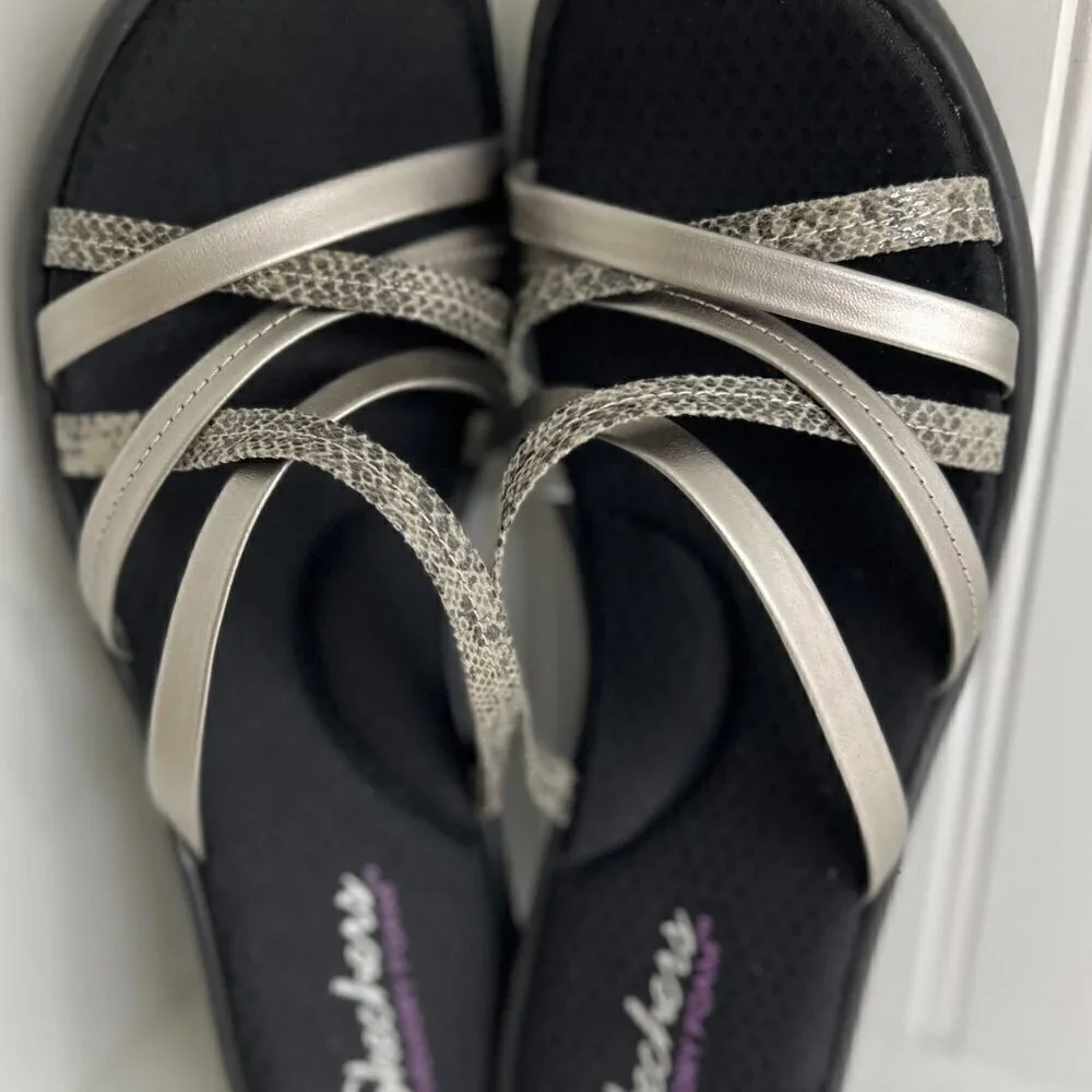 Skechers Wedge Sandals with Memory Foam Size 10